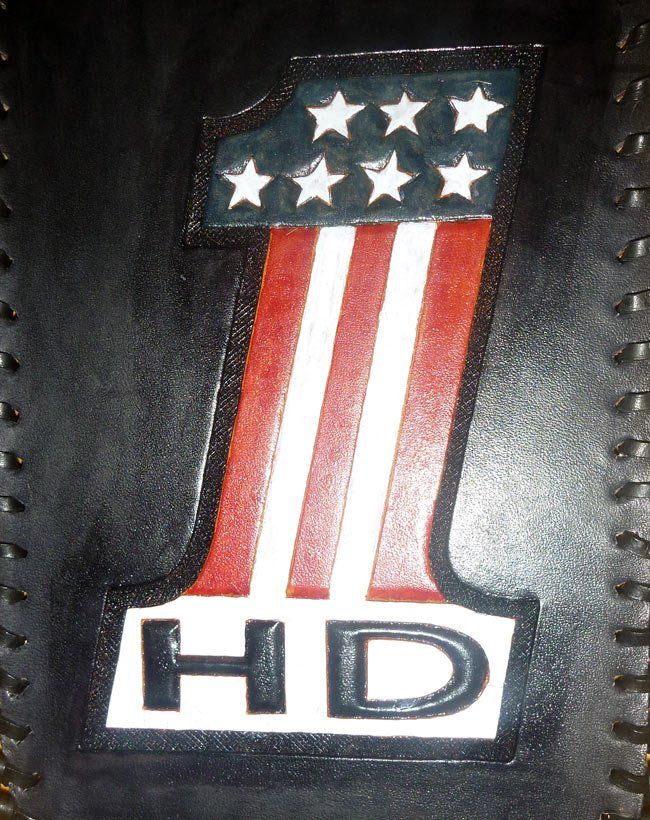 punziertes US-Style Nummer 1 HD