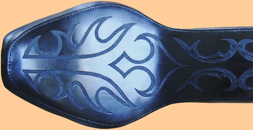 Harley Sitz aus stabilen Leder gefertigt