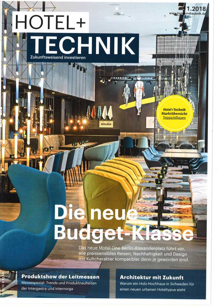 Publikation Hotel+Technik Januar 2018 | weiser.lighting