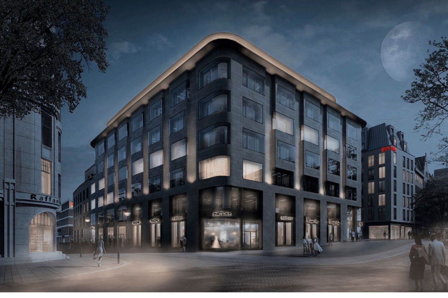 Projektvorschau weiser.lighting Goldschmied Carré Köln Visualisierung ksg Architekten