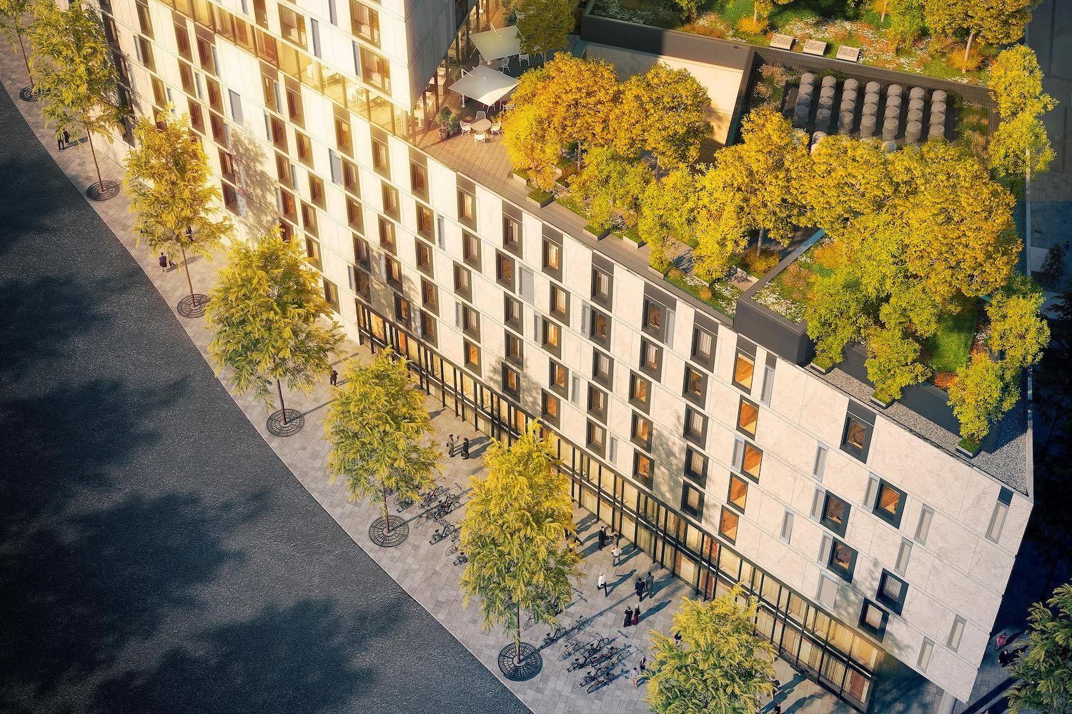 Adina Apartment Hotel Stuttgart / Rendering Adina Apartment Hotels