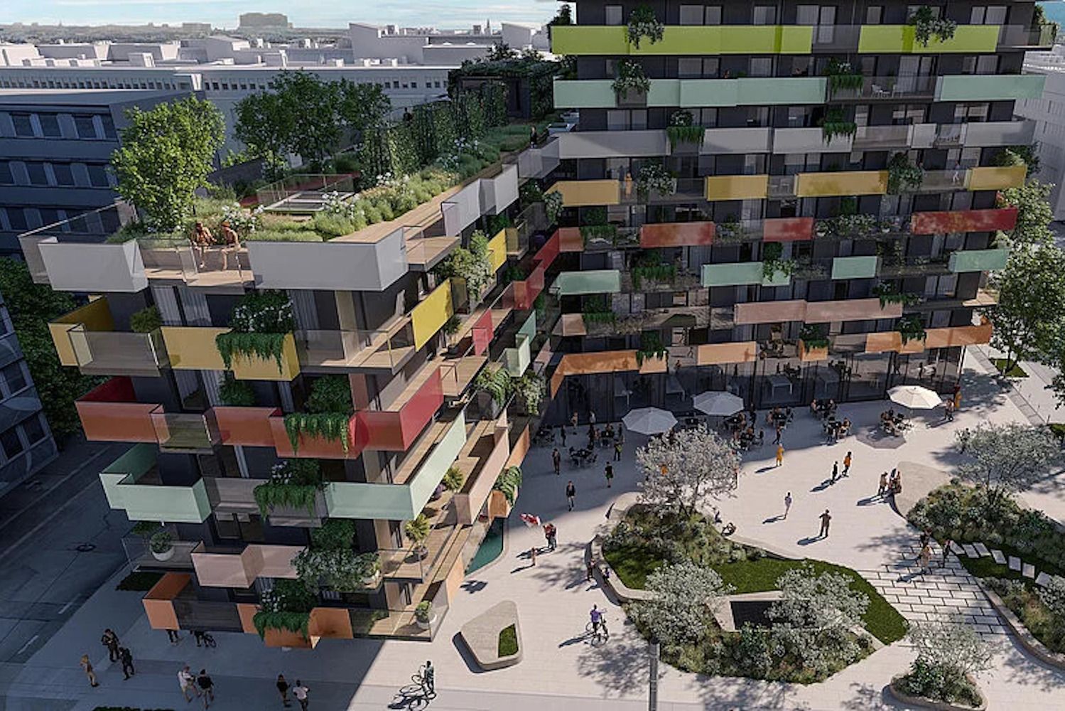 Projektvorschau weiser lighting Greystar Wien DS90 ©Foto S+B Gruppe AG