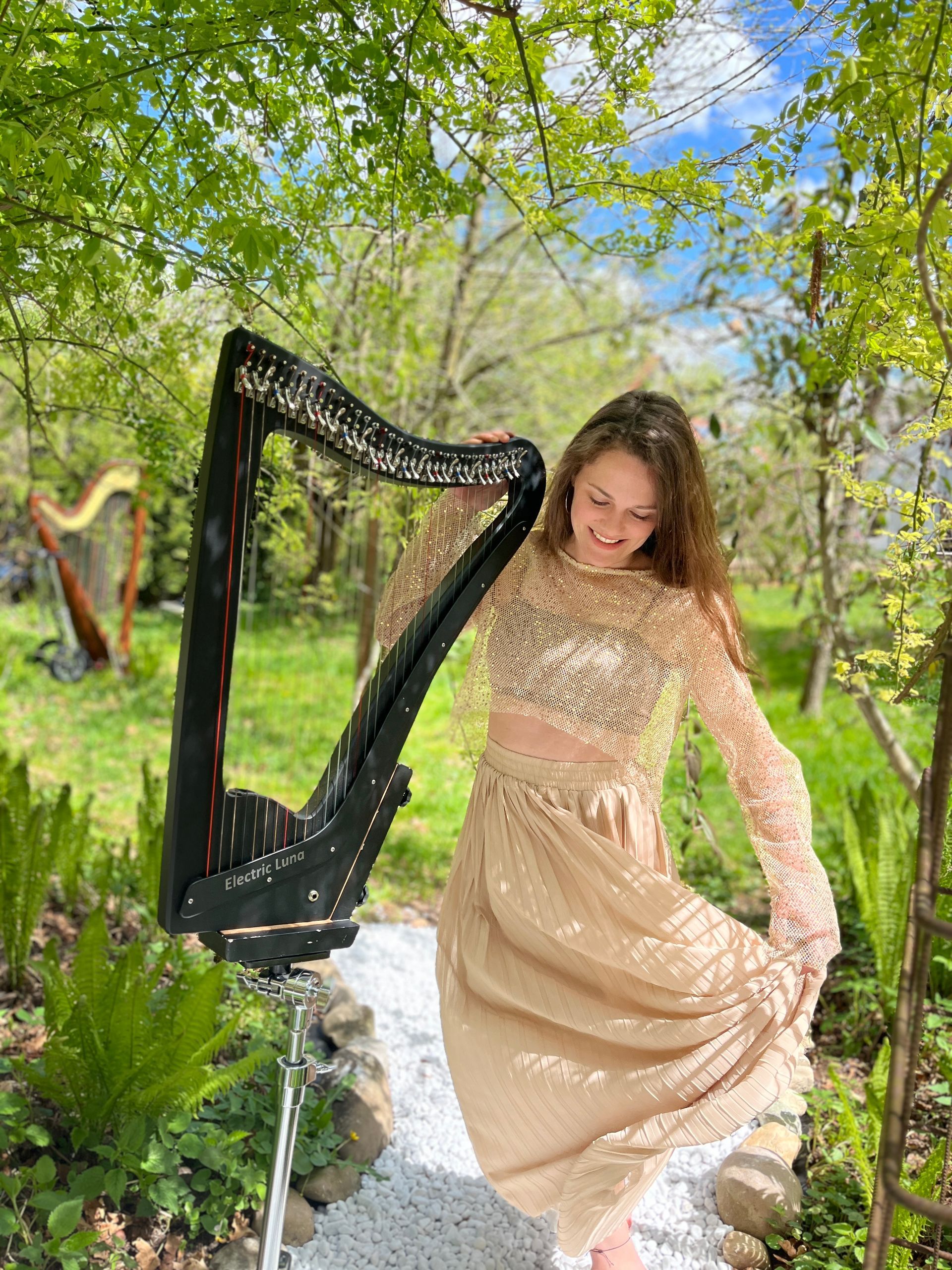 Konzert mit Harfe und Gesang in Burg Arnstein (Franken)