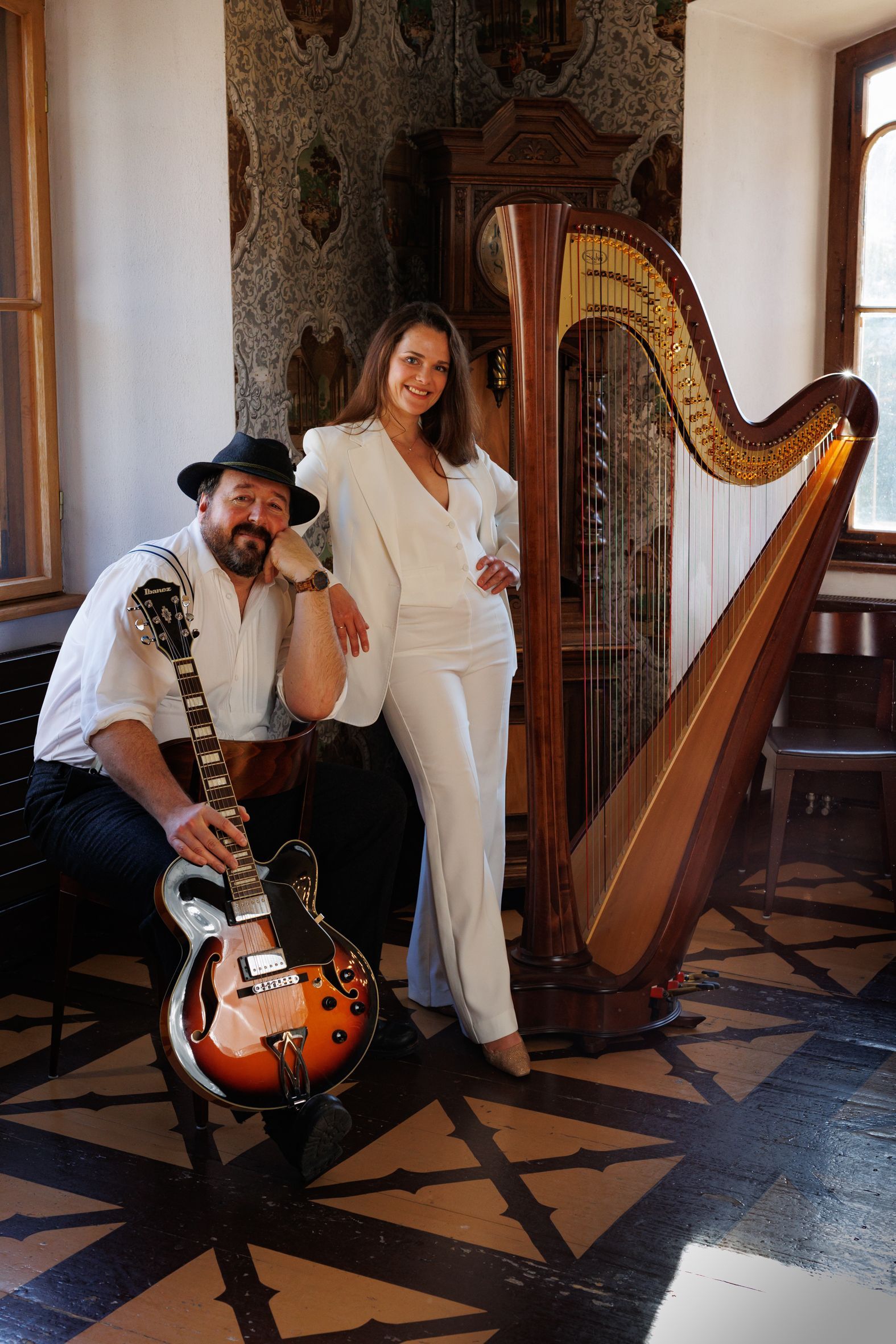 Konzert mit Harfe und Gesang in Burg Arnstein (Franken)