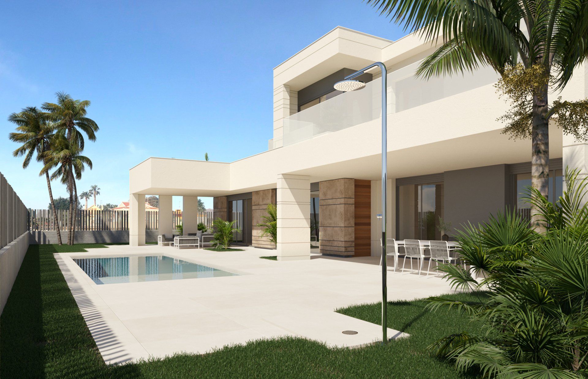 Infografías 3d, render. Vivienda Unifamiliar Águilas, Murcia 2