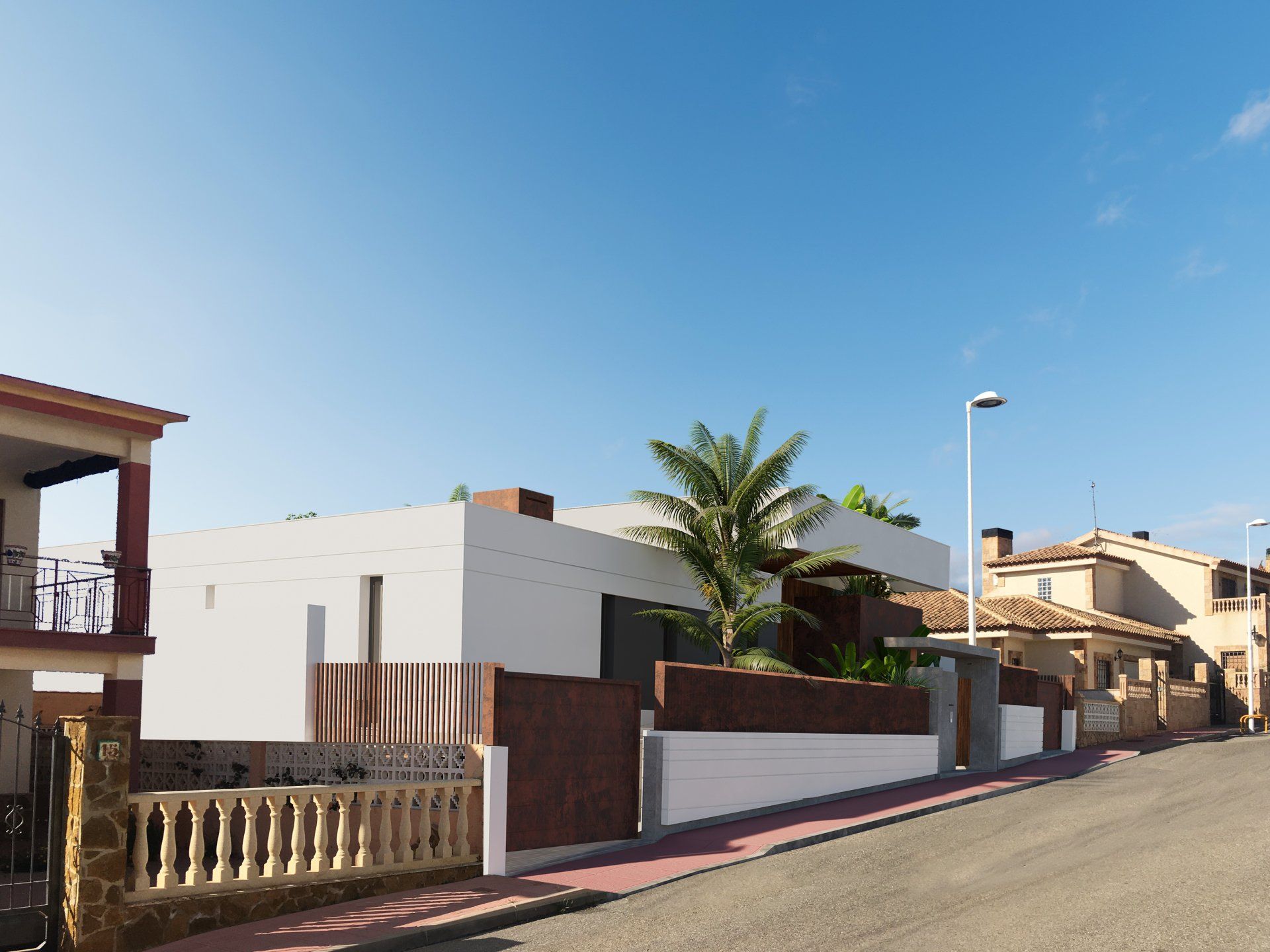 Estudio CGM render, infografía 3d, Exterior San Juan de los Terreros 2, Almería 1