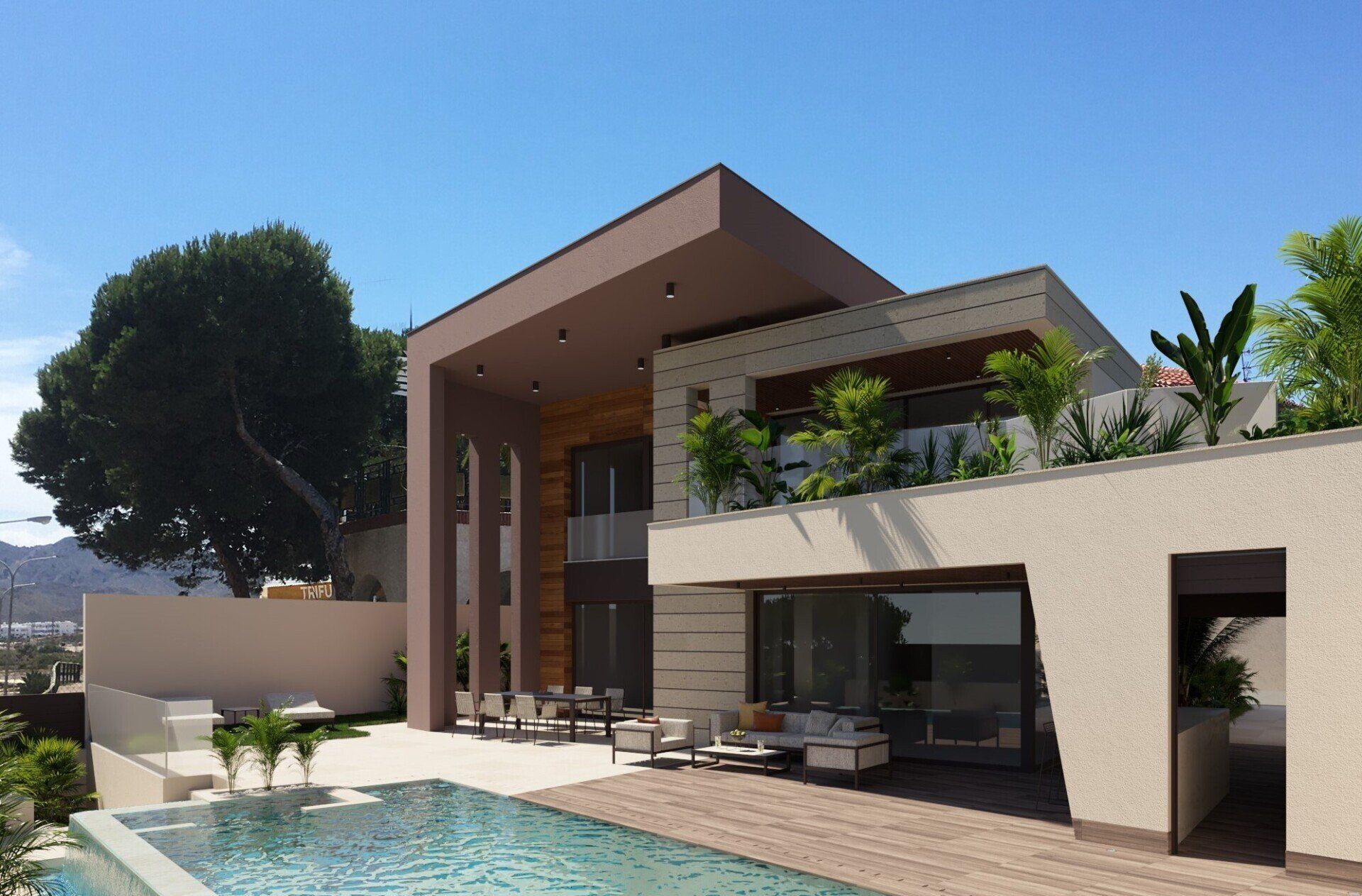 Estudio CGM render, infografía 3d, Exterior San Juan de los Terreros 3, Almería 1