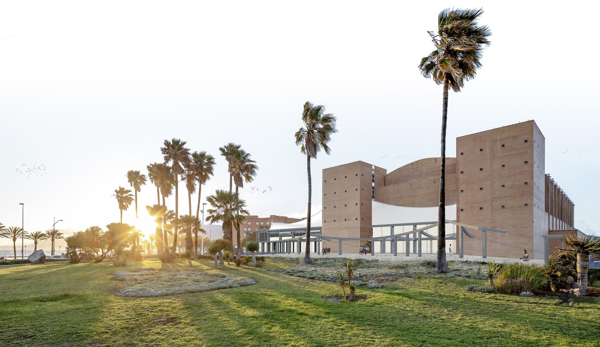 Estudio CGM render, infografía 3d,Concurso. Auditorio Maestro Padilla, Almeria 1
