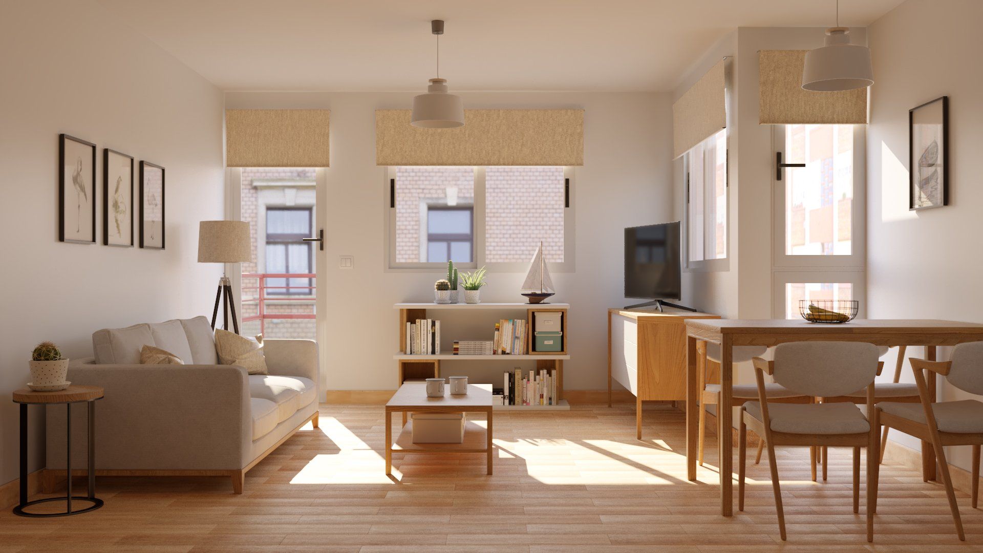 Estudio CGM render, infografía 3d, Reforma Aguilas 2