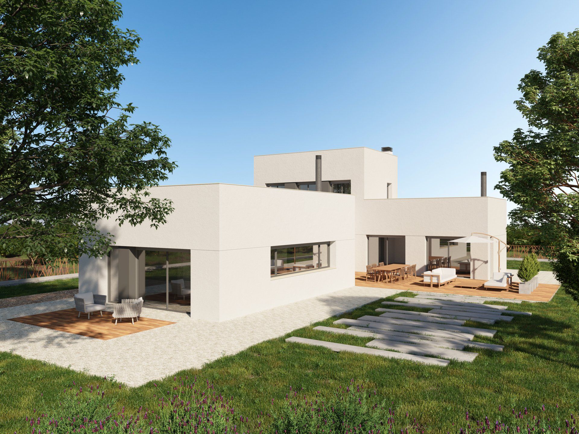 Estudio CGM render, infografía 3d, Interior Vivienda Rincón de Seca, Murcia 3