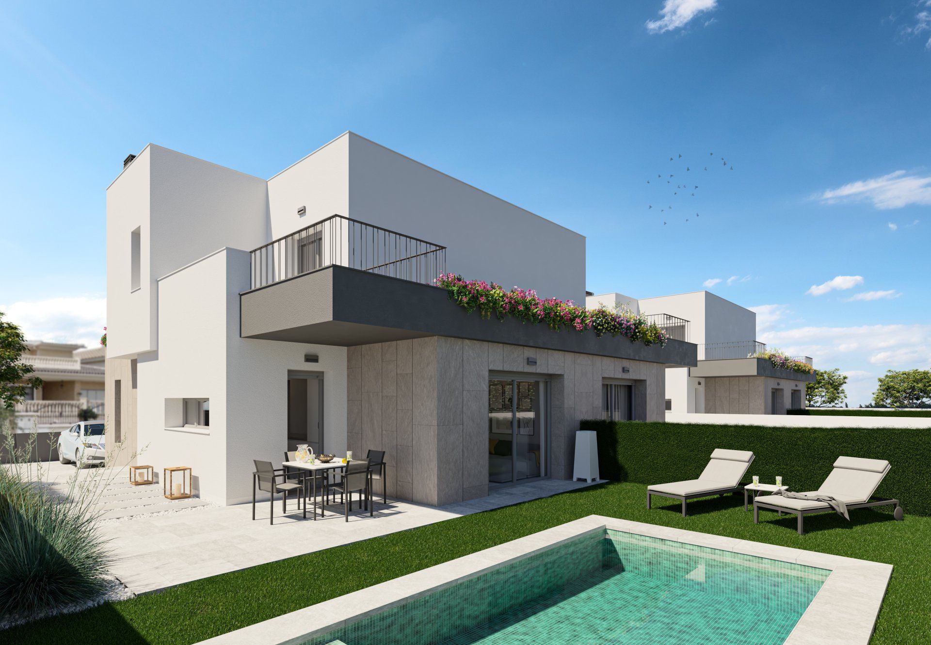 Estudio CGM render, infografía 3d, Exterior Almoradí, Alicante 1