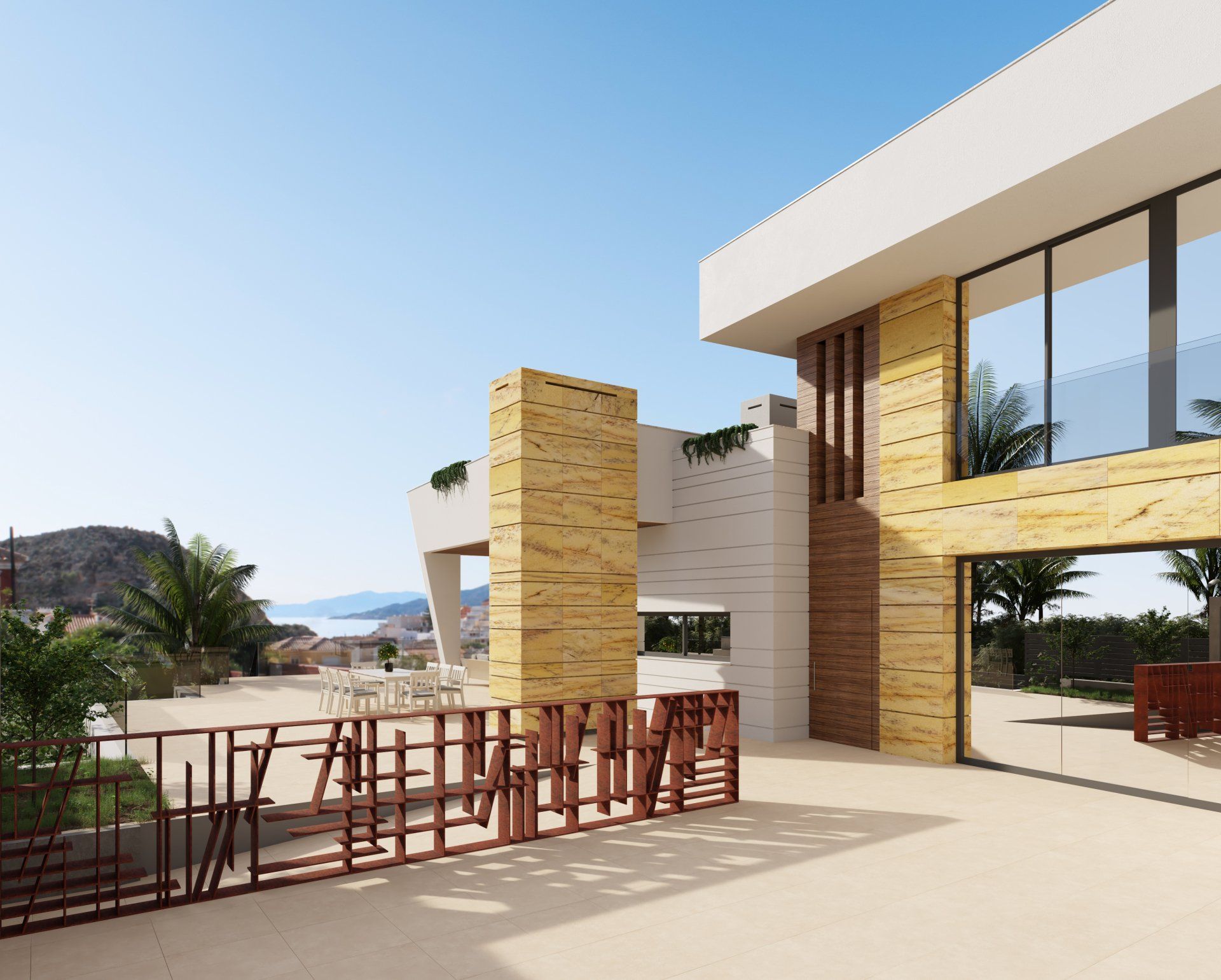 Estudio CGM render, infografía 3d, Exterior San Juan de los Terreros, Almería 1
