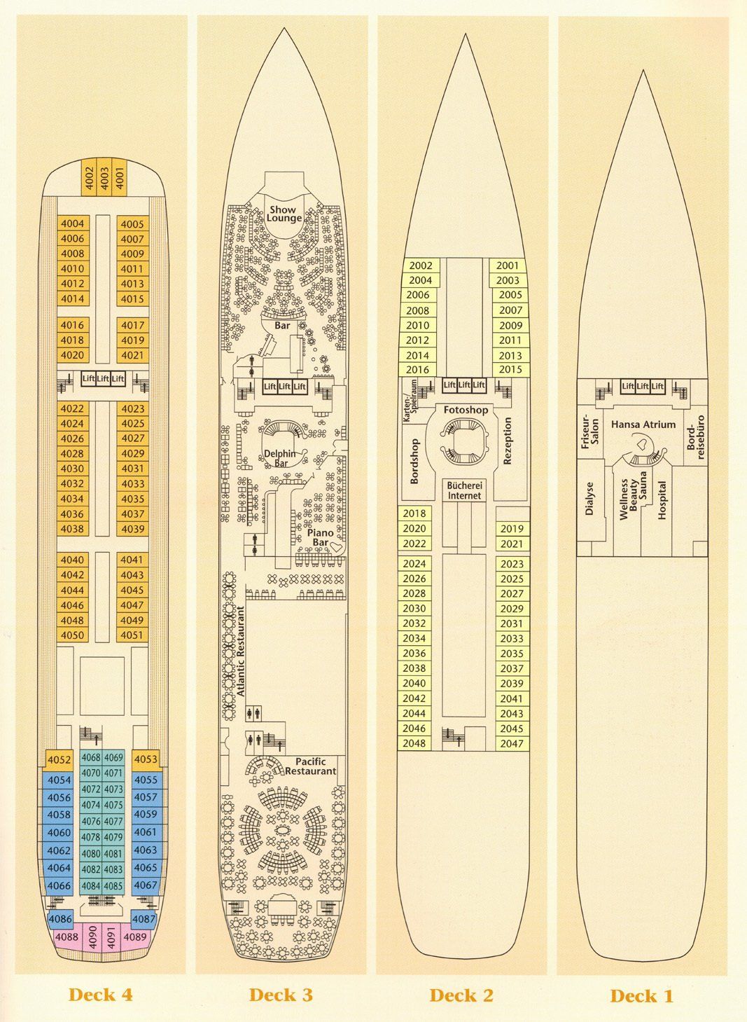 © Delphin Kreuzfahrten GmbH, Offenbach (aus den Katalogen MS Delphin Voyager 2009/2010/2011 bzw. 2010/2011/2012) © Delphin Kreuzfahrten GmbH, Offenbach (aus den Katalogen MS Delphin Voyager 2009/2010/2011 bzw. 2010/2011/2012)