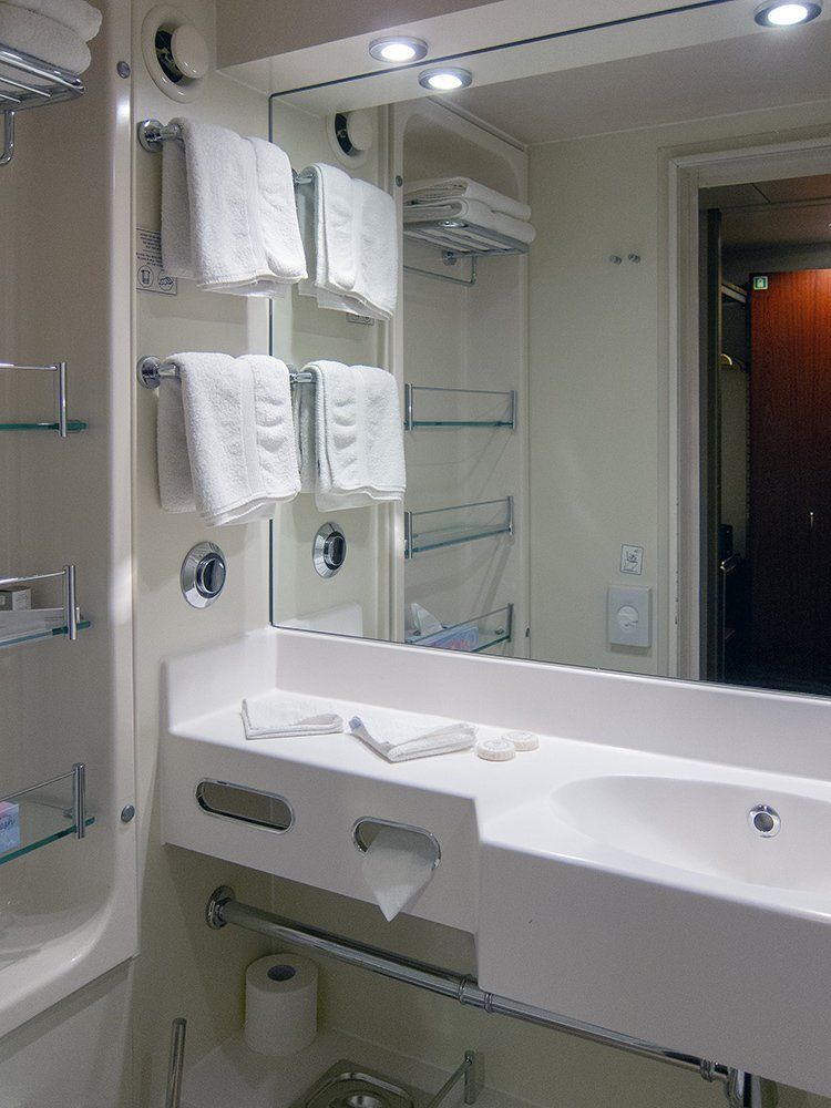 Das Bad von Kabine 518 Das Bad von Kabine 518