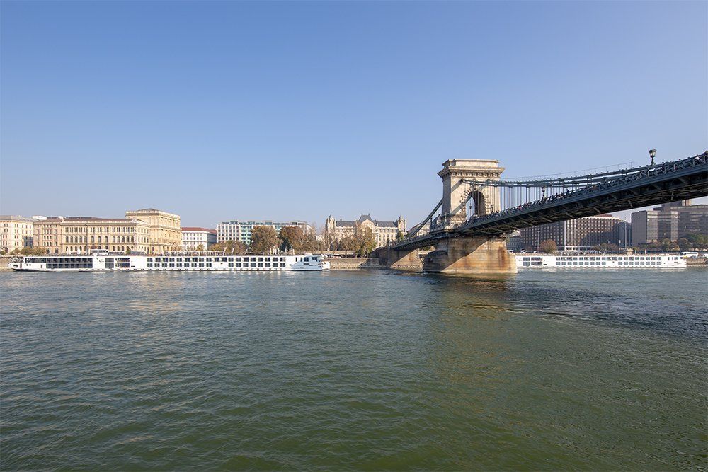 Die Kettenbrücke in Budapest