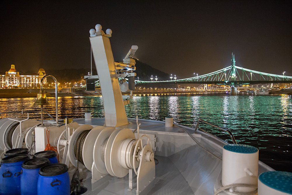 Das Gellért Hotel und die Freiheitsbrücke