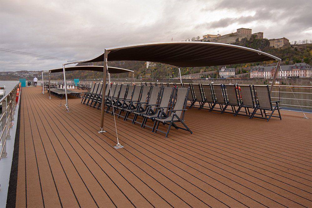 Das Sonnendeck der ALENA