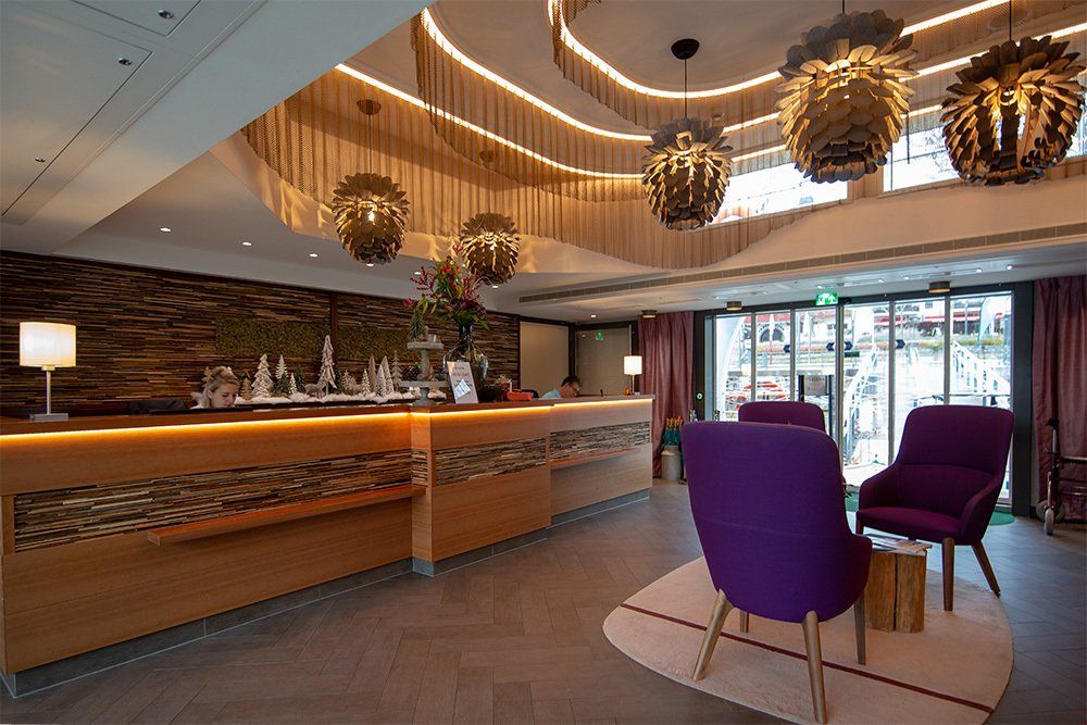 Die Lobby der ALENA auf dem Oriondeck