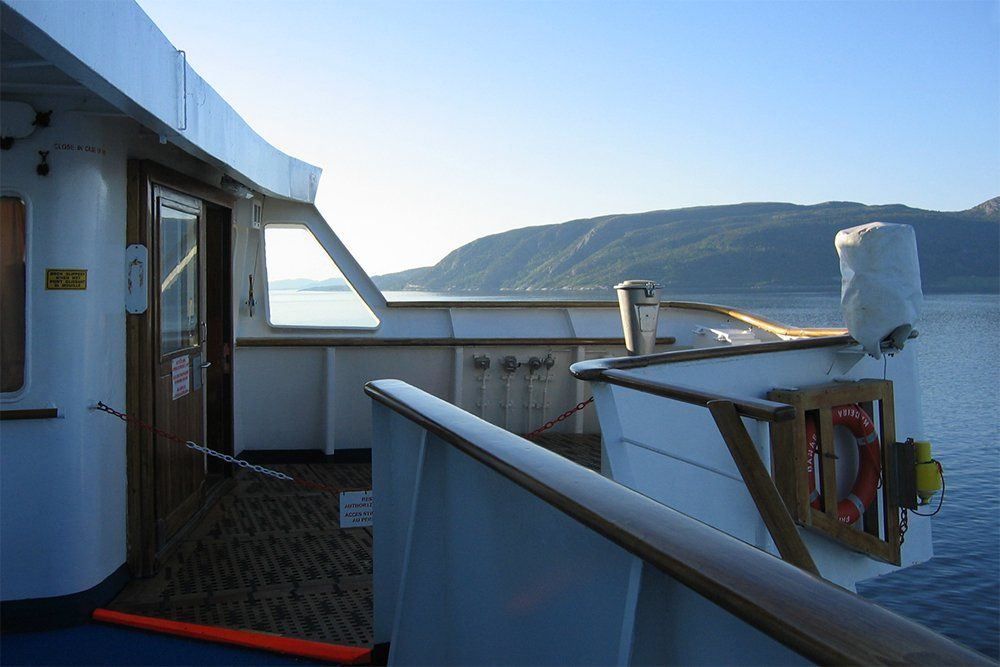 Brückennock der PRINCESS DANAE