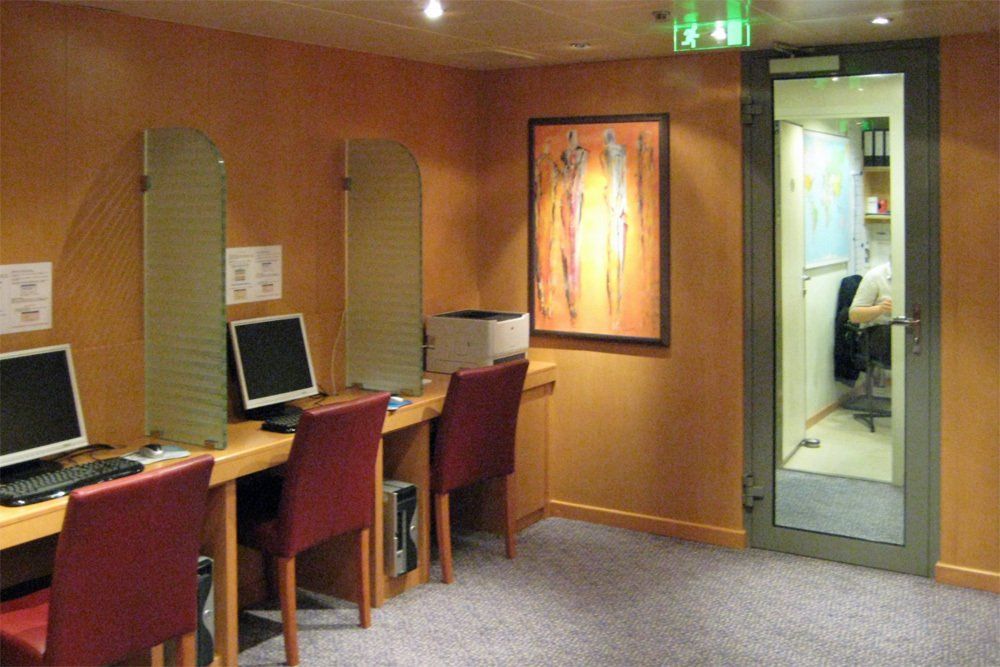 Das Internetcenter der DELPHIN VOYAGER