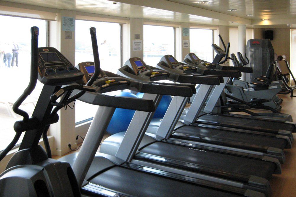 Der Fitnessbereich der DELPHIN VOYAGER Der Fitnessbereich der DELPHIN VOYAGER
