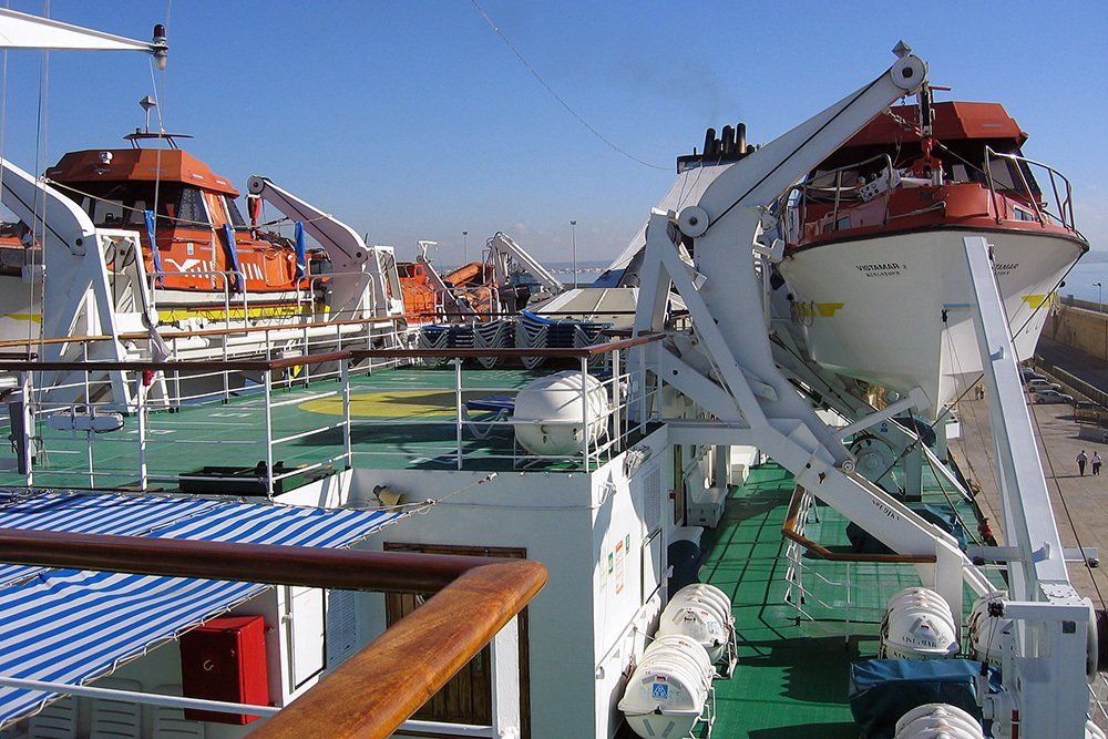 Das Sonnendeck der VISTAMAR Das Sonnendeck der VISTAMAR