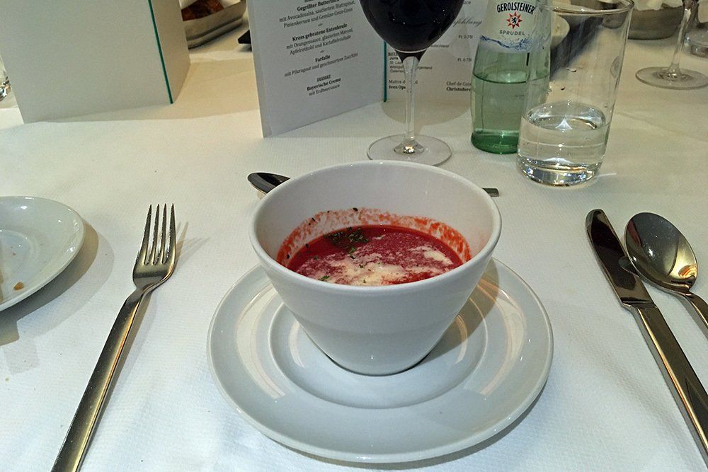 Rote Beetecremesuppe