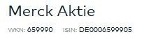 Merck Aktie WKN Merck Aktie WKN