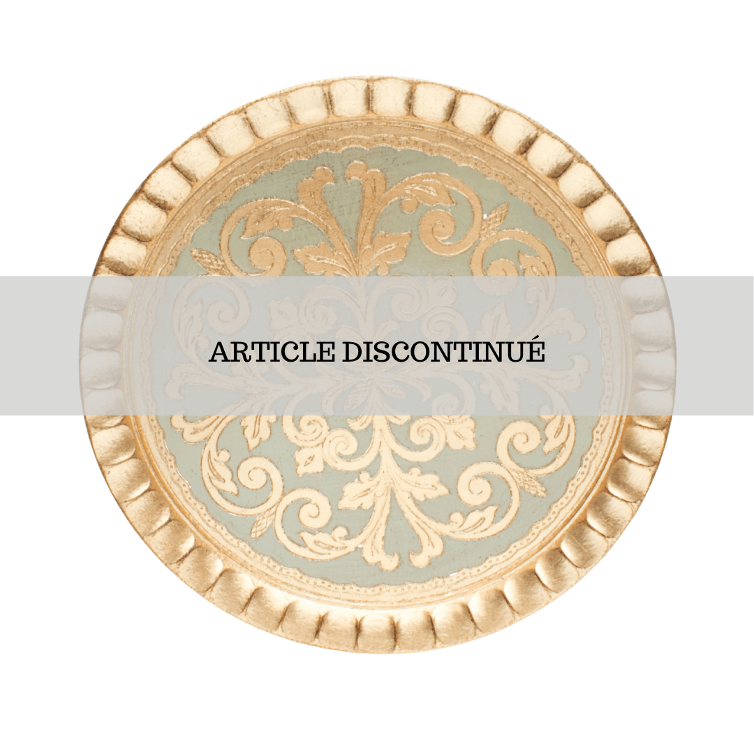 Louer assiette doré pour un mariage en Provence