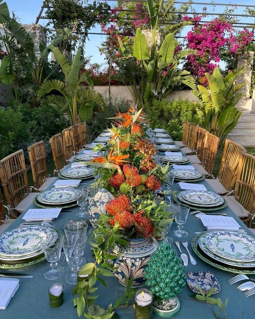 Location de matériel pour une réception de la Maison Dior en Italie