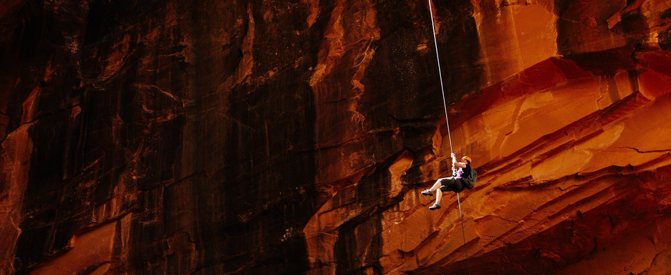Escalade grimpeur encordé