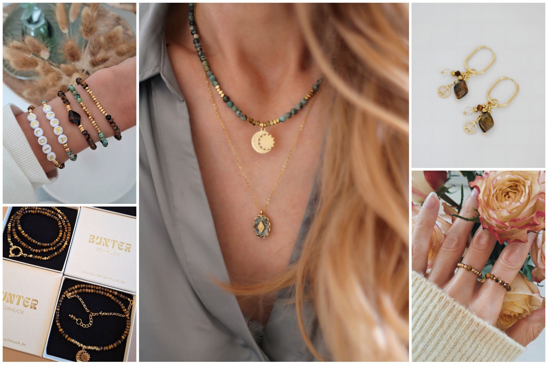 Farbe im Schmuck und Farbbedeutung - Bunter Schmuck