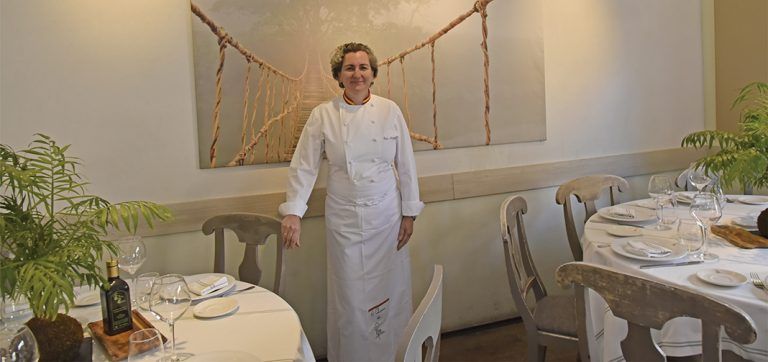 Fotografía de Pepa Muñoz en su restaurante Pepa Muñoz en su restaurante