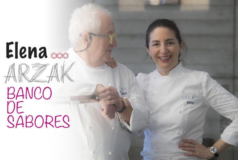 Juan Mari Arzak (padre) y Elena Arzak (hija) Fotografía de Elena Arzak y Juan Mari Arzak
