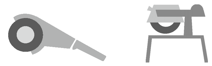 Verwendung mit Winkelschleifer - Freihandschleifen