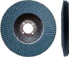 Fächerschleifteller in schräger Ausführung mit Glasgeweberücken, der am Werkstück keine Kratzer hinterlässt. Zirkonbelag, weich und kühl schleifende Scheibe in Standardausführung.
Einsatzgebiet
Edelstahl, Metallbearbeitung, Stahl