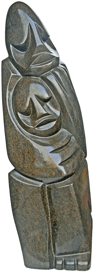 Richard Mteki-Mother & Child Shona Art - Richard Mteki-Mother & Child