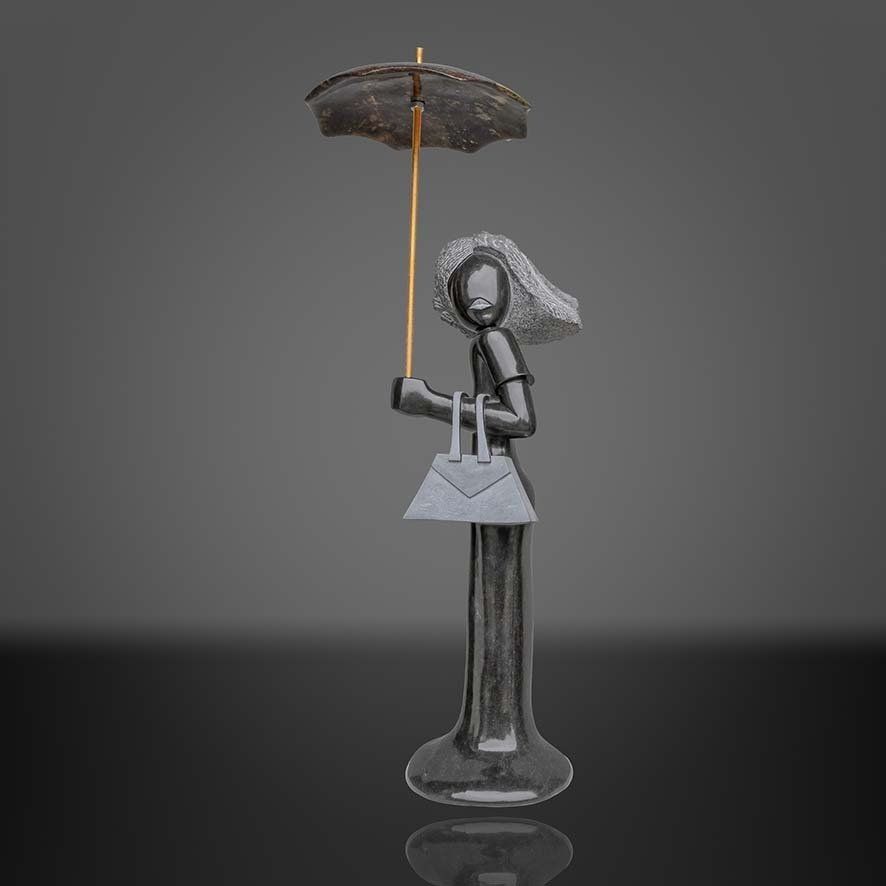 Shona Skulptur Manuel Mutizwa-Self Confident