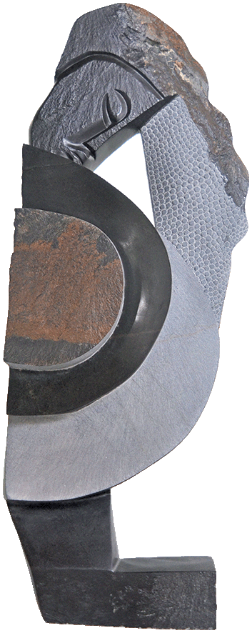 Collen Nyanhongo-Abide in Me and I in You Shona Skulptur - Collen Nyanhongo-Abide in Me and I in You