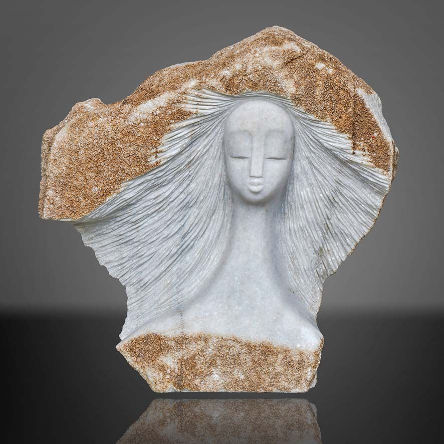 Shona Skulptur Bernard Sakarombe Woman of Today