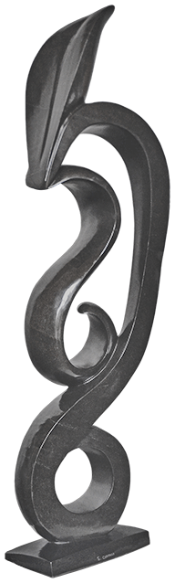 Shonaskulptur von Stewart Chapenga Turn to My Way