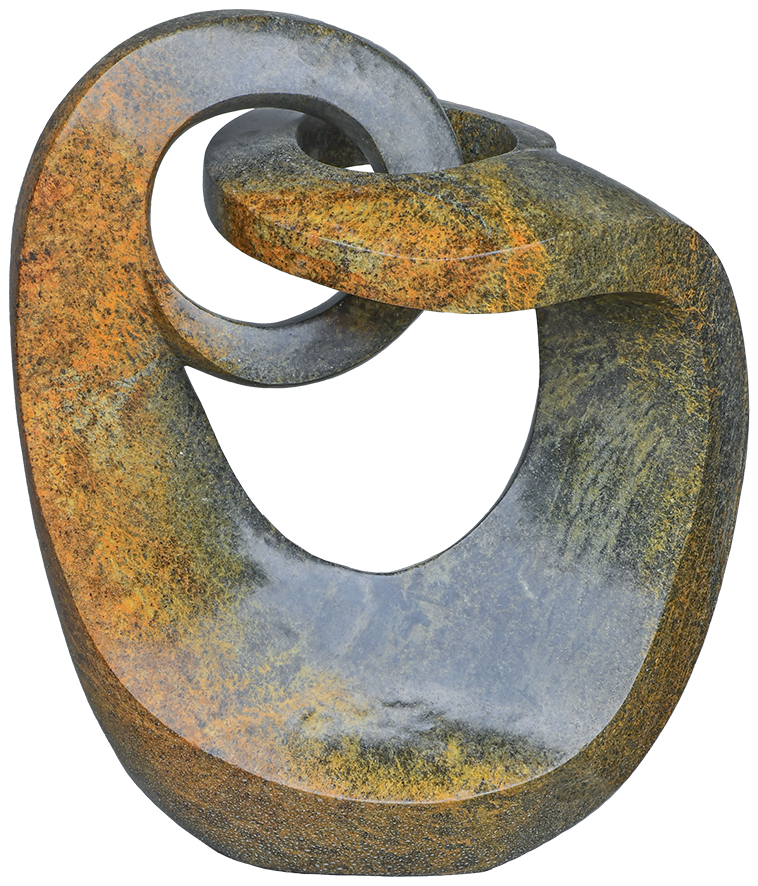 Edmore Sango-Bonding Together Shona Skulptur - Edmore Sango-Bonding Together