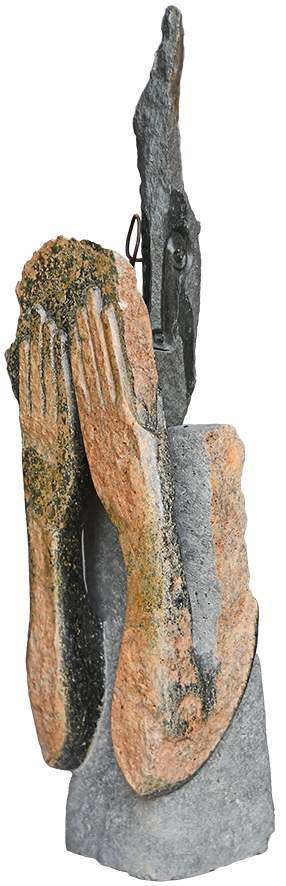 Arlington Muzondo-Bookworm Shonaskulptur - Arlington Muzondo-Bookworm