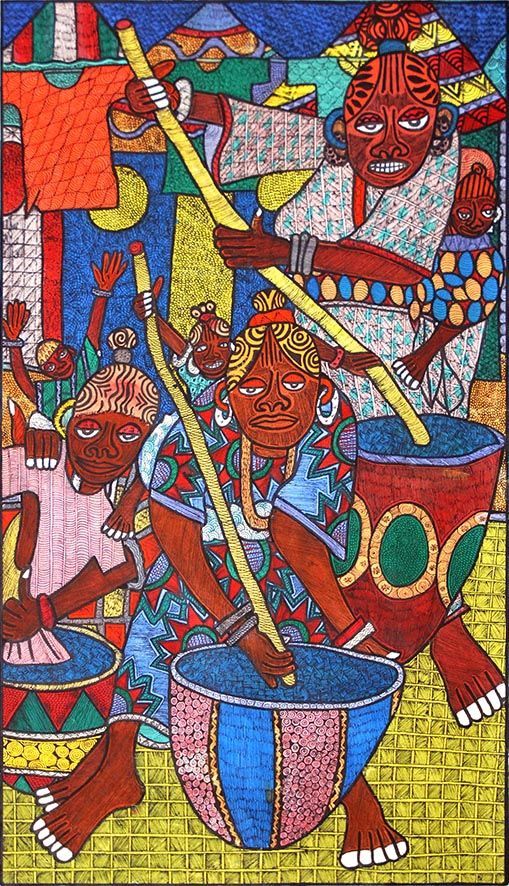 Twins Seven Seven-Village Scene