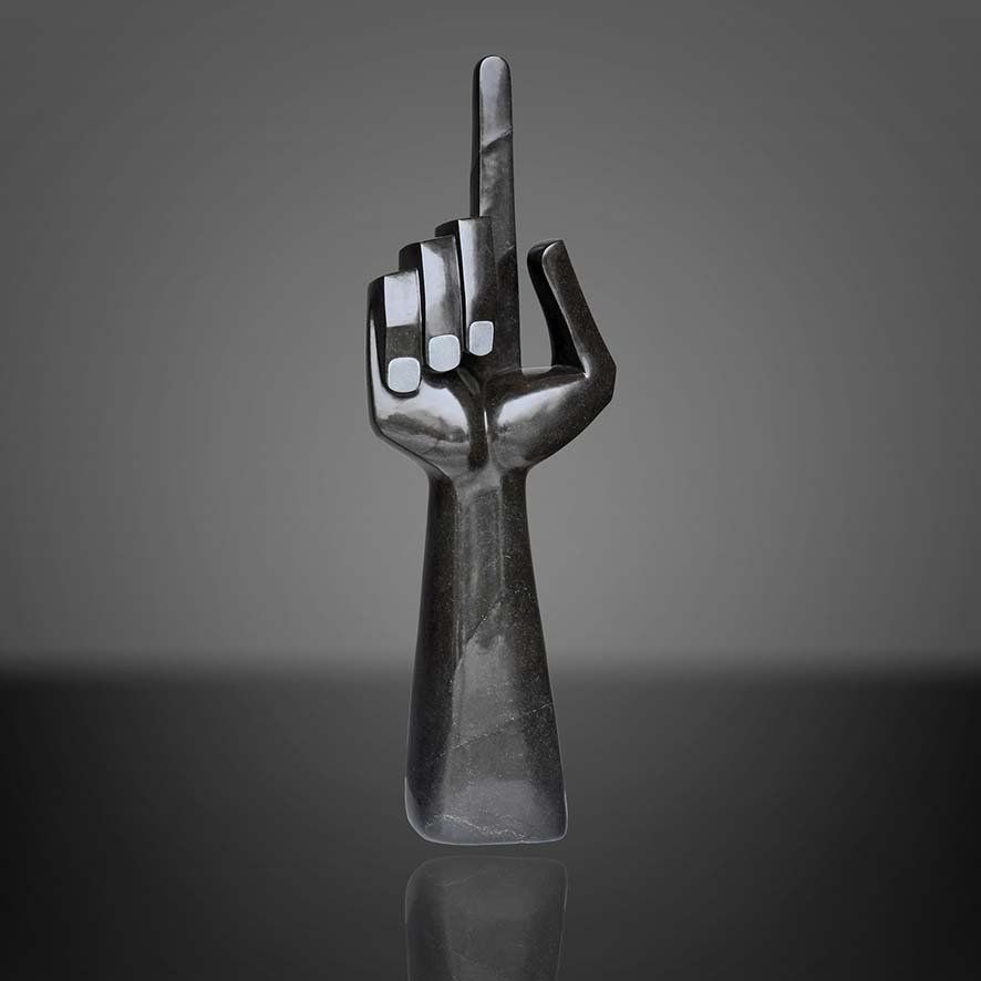 Shona Art Manuel Mutizwa-Finger of Wisdom