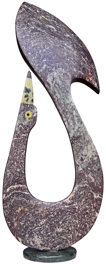 Manuel Mutizwa-Calling Bird Shona Art - Manuel Mutizwa-Calling Bird