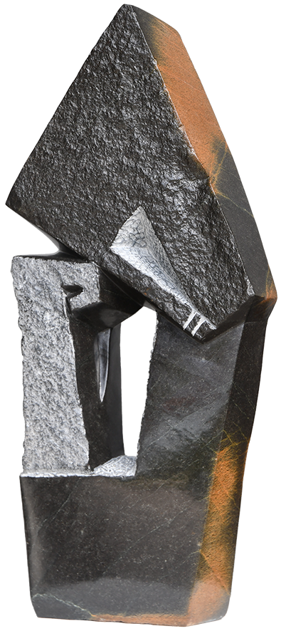 Edmore Sango-The Thinker Shona Skulptur - Edmore Sango-The Thinker