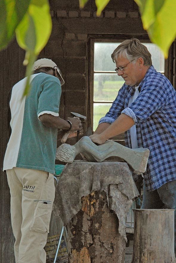 Into Africa Bildhauer Workshop in Wernsbach