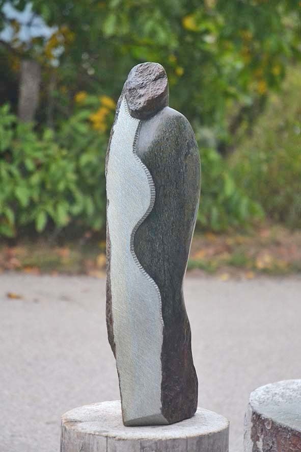 Teilnehmerskulptur Into Africa Bildhauer Workshop in Wernsbach