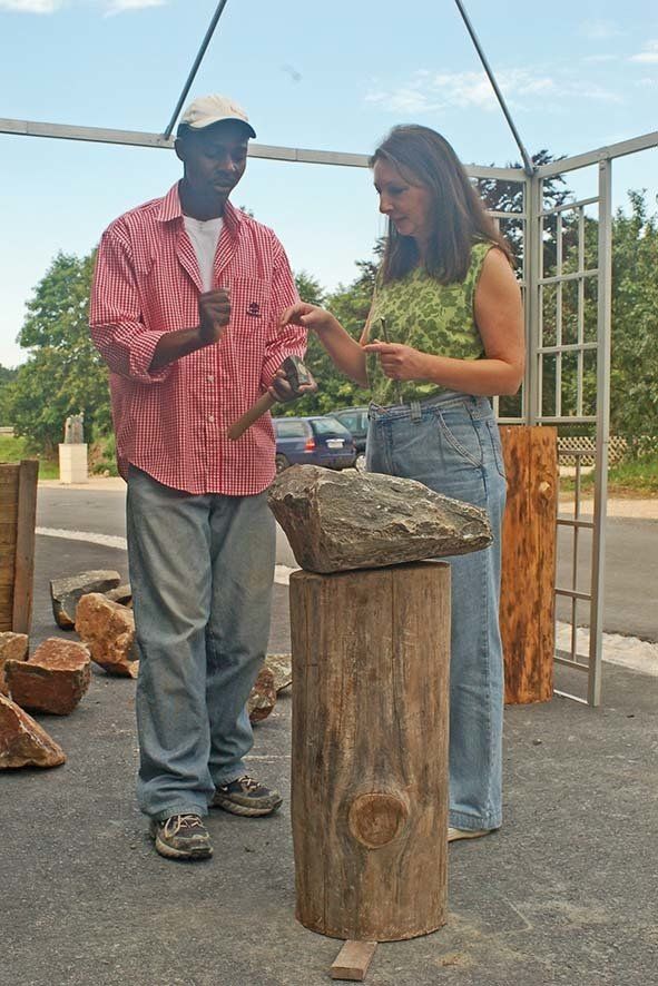 Into Africa Bildhauer Workshop in Wernsbach